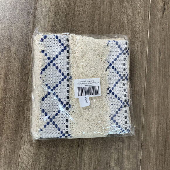 Boho Throw Pillow Covers Square Neutral Tufted Decorative Pillows Cover 18x18 - Picture 7 of 8